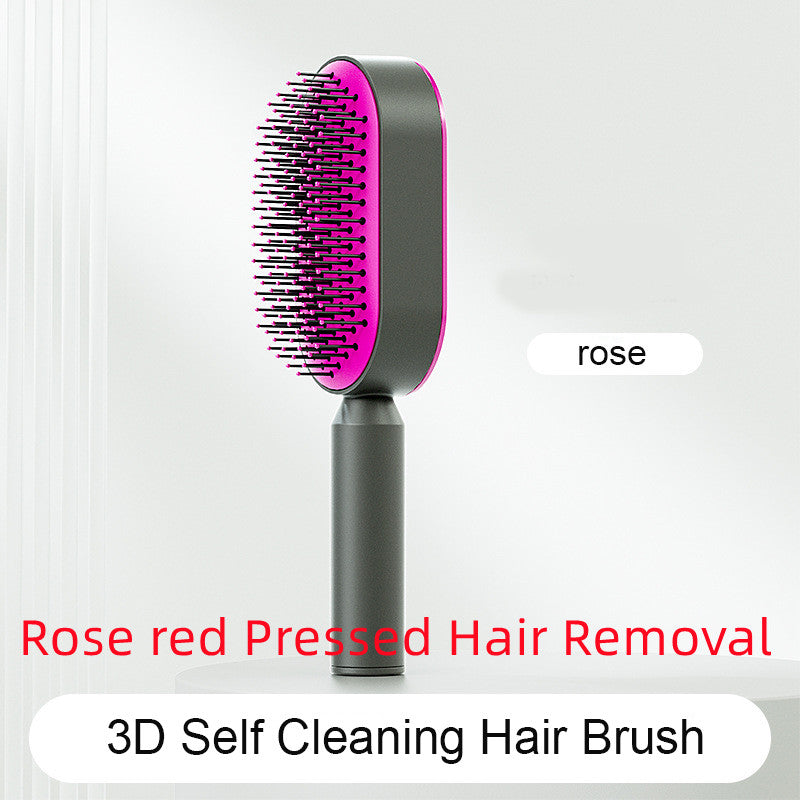Easy Clean Hair Brush For Smooth Tangle Free Styling